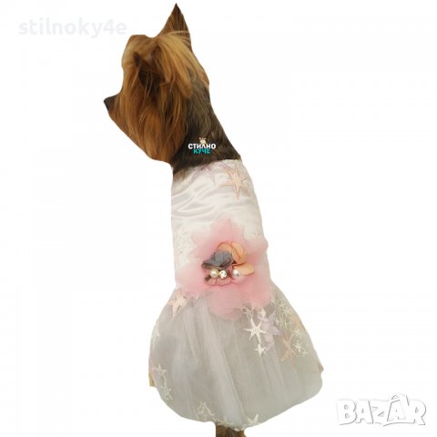 Булчинска рокля за куче Булчински рокли за кучета Сватбена рокля за куче Сватбени кучешки рокли, снимка 1 - За кучета - 27046351