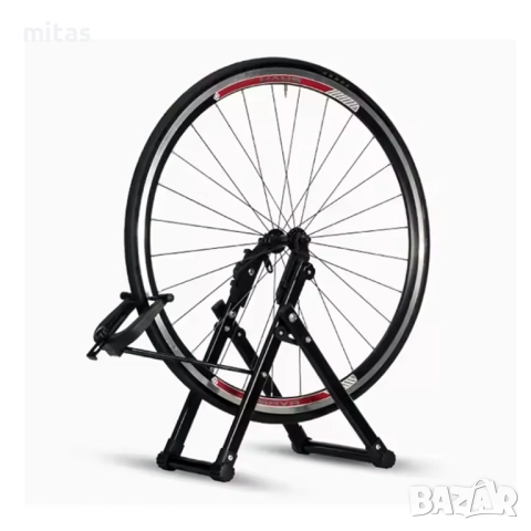 Стенд за центроване на велосипедни капли MARTAR, Настолен, 16" до 29", снимка 2 - Аксесоари за велосипеди - 52259743