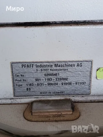 Шевни машини PFAFF, снимка 4 - Други машини и части - 51129076