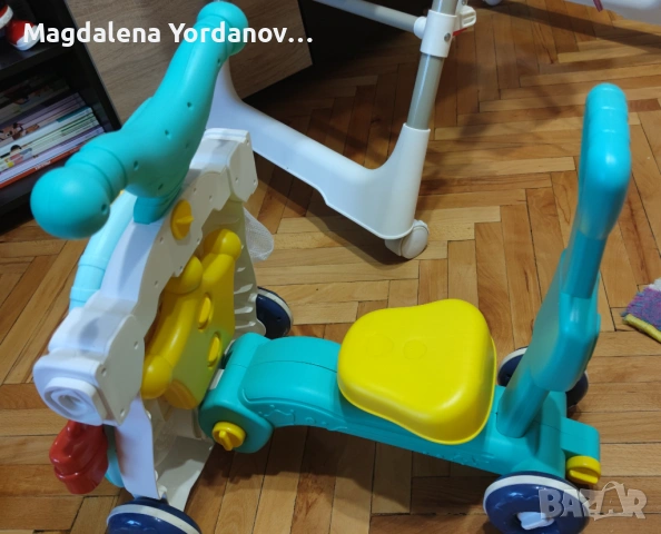 Уокър - проходилка 4 в 1 KikkaBoo - Sweet Escape, зелена