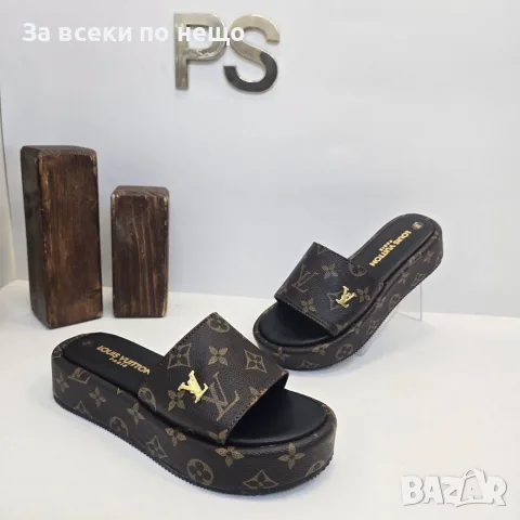 Louis Vuitton Дамски Чехли Луис Витон Код SEM-18, снимка 7 - Чехли - 55710586