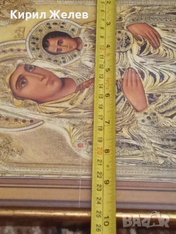 Икона Света Богородица в рамка 50492, снимка 7 - Икони - 52507050