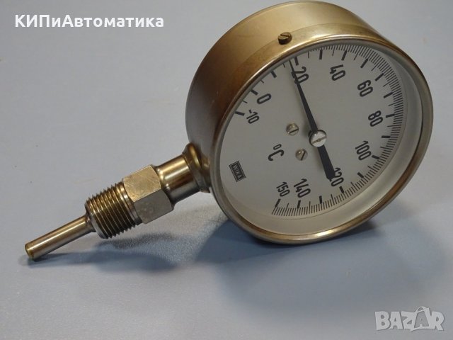 биметален термометър Wika thermometer ф100mm, -10/+150°C, L-30mm, снимка 7 - Резервни части за машини - 35180685