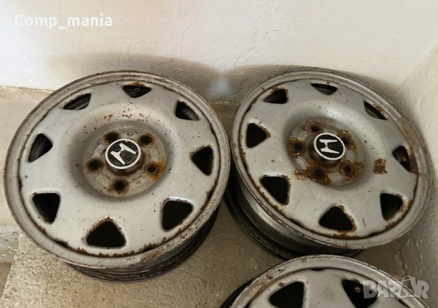 Оригинални железни джанти Honda Cr-V / Хонда Цр-В 5x114.3 15 цола, снимка 3 - Гуми и джанти - 50703843