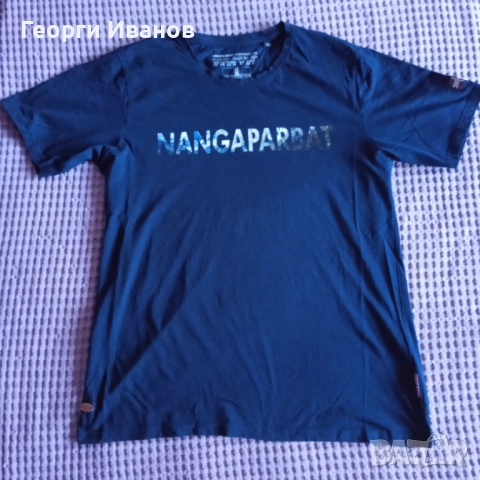 NANGAPARBAT L НОВА С ЕТИКЕТ оригинална тениска Navy blue T-shirt Нангапарбат