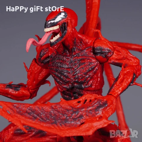 Статуетка Marvel: Spider-Man - Venom-Carnage (Hero Collector), екшън фигура 21cm , снимка 5 - Колекции - 50468967