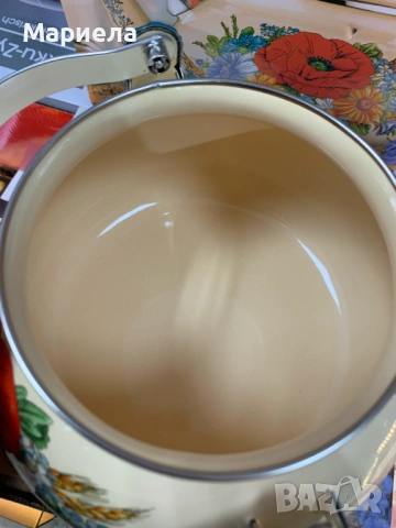 Емайлиран чайник Brio 2,5 литра, снимка 7 - Съдове за готвене - 53962431