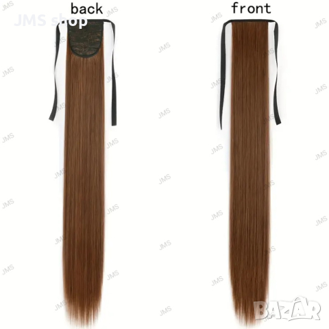 Естествено изглеждаща синтетична коса за жени и момичета, 6цвята, снимка 6 - Аксесоари за коса - 43591862