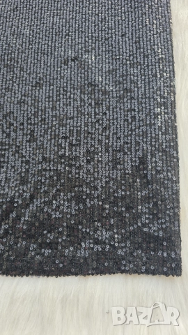 Дамска рокля с паети размер S-М, снимка 6 - Рокли - 52678211