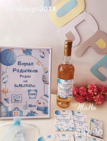 украса За посрещане на новородено бебе у дома , снимка 12 - Други - 47365058