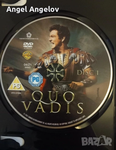 Quo Vadis Region 2 DVD Two-Disc Special Edition с български субтитри цена 7,5 € , снимка 3 - DVD филми - 53330571