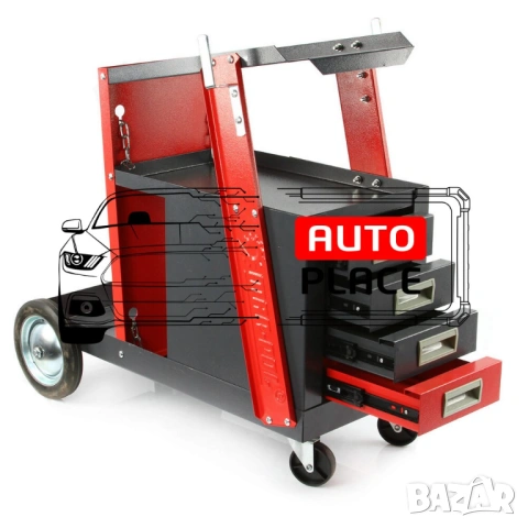 Количка за заваръчни апарати – електрожени с 4 чекмеджета Mar-Pol, снимка 4 - Други инструменти - 53968783