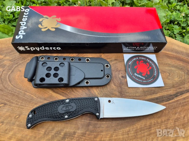 Тактически нож Spyderco Enuff FB31,фиксирана фултанг острие,два цвята, снимка 5 - Ножове - 51053484