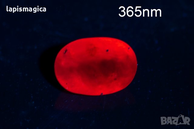 Виолетов сапфир 1.27ct овална шлифовка, снимка 2 - Други - 42114631