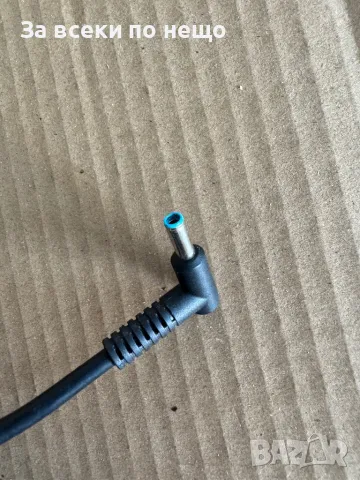Оригинално захранване зарядно за лаптоп HP 19.5V 4.62A Синя букса , зарядно HP, снимка 4 - Кабели и адаптери - 48622775