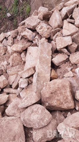 Бордюри, дялaн камък за зид, дувар, ограда, яма.., снимка 4 - Строителни материали - 44531684