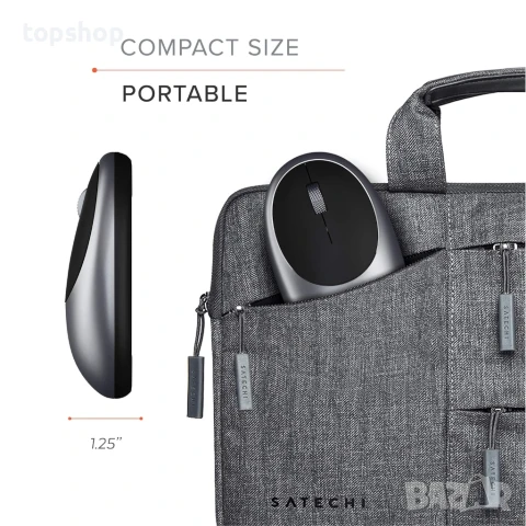 Нова Безжична Bluetooth мишка Satechi M1 за MacBook Pro - с презареждащ се Type-C порт - Мишка..., снимка 4 - Клавиатури и мишки - 50662328