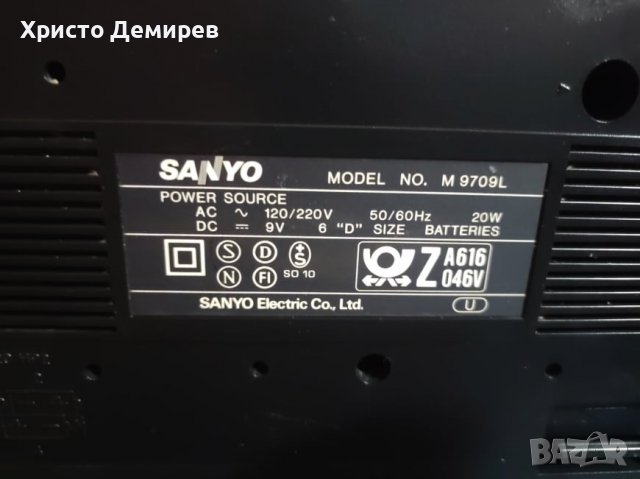 радиокасетофонче SANYO M 9709L, снимка 3 - Радиокасетофони, транзистори - 37211726
