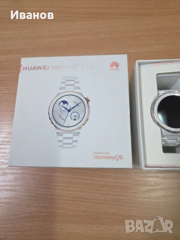 Продавам смарт часовник Huawei Watch GT3 Pro Ceramic, снимка 2 - Смарт гривни - 54063611