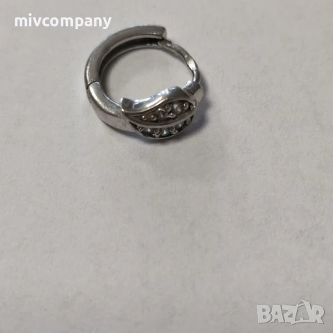 Сребърни обеци 2.46гр., снимка 4 - Обеци - 51221022