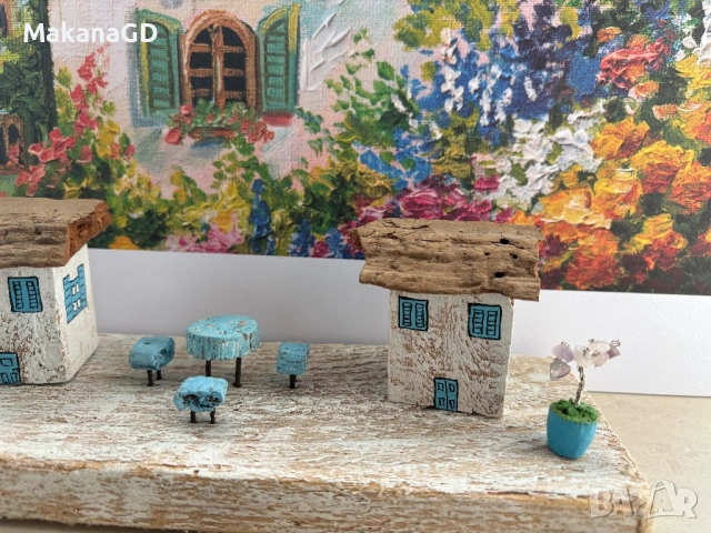 Декорация с къщички, снимка 3 - Декорация за дома - 54299821