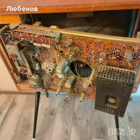 Ретро лампов телевизор Электрон УНТ-59, снимка 8 - Колекции - 56531555
