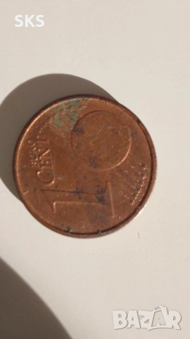 1 Евро цент Германия , снимка 2 - Нумизматика и бонистика - 53072563