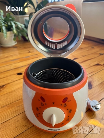 Фритюрник малък- 1л., снимка 3 - Фритюрници - 52926095