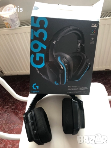LOGITECH G935 gaming headsetas new, снимка 2 - Слушалки за компютър - 52562183