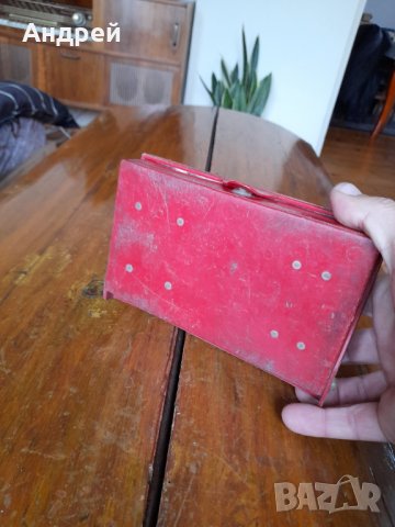 Стара кутия с набор метални букви и цифри, снимка 8 - Други ценни предмети - 38639255