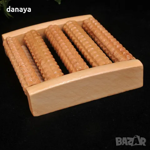 5775 Дървен масажор за крака единичен, снимка 2 - Масажори - 49303408