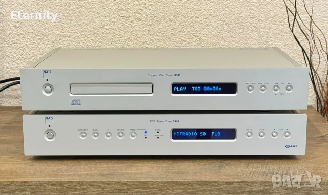 NAD Silver Series: CD плеър NAD S500 и RDS тунер NAD S400, снимка 1 - Аудиосистеми - 56023101