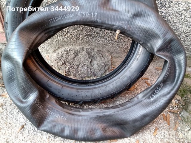 Задна външна и вътрешна гума за мотор, снимка 4 - Гуми и джанти - 39151124