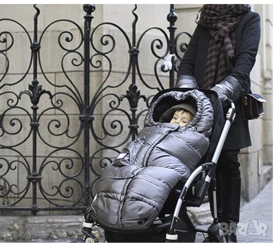 Зимен чувал за количка и столче за кола 7 A.M. , снимка 2 - Детски колички - 52902796