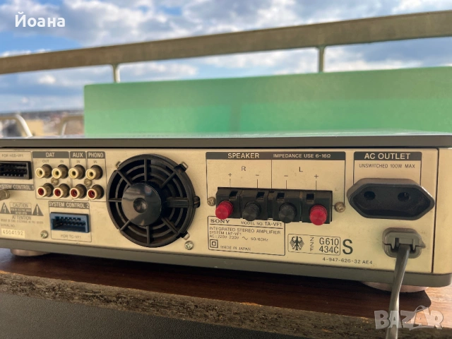 SONY TA VF1, снимка 6 - Ресийвъри, усилватели, смесителни пултове - 54153852