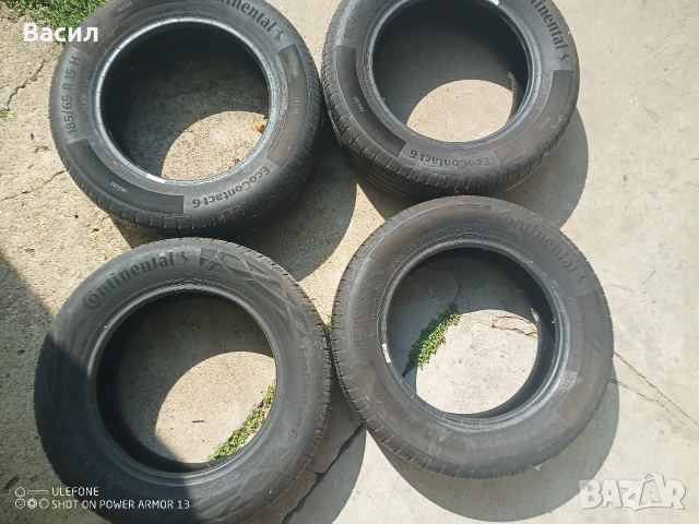 Летни гуми внос Continental ecocontact 6  185/65/15 88H, снимка 2 - Гуми и джанти - 54004649