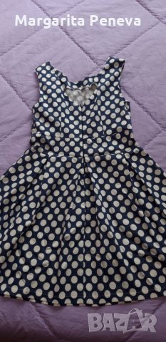 Рокля на точки с панделка, снимка 3 - Рокли - 30443173