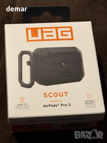URBAN ARMOR GEAR, за AirPods Pro 3-то поколение, здрав защитен калъф, снимка 9 - Калъфи, кейсове - 52974044