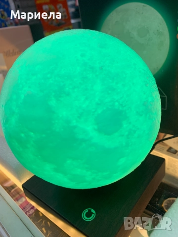 3D led лампа INNARA INN-37 тип Луна с магнитна левитация, 16 цвята, снимка 9 - Други - 46169634
