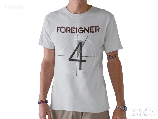 Рок тениски Foreigner Форинър Всички размери, снимка 2 - Тениски - 36013851