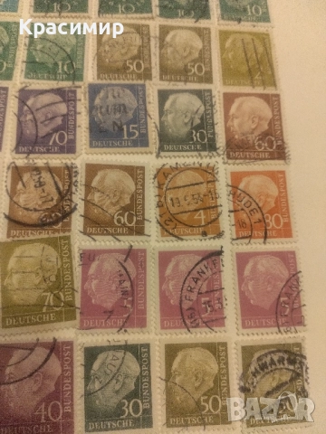 Пощенски марки Теодор Хойс !, снимка 9 - Филателия - 52043330