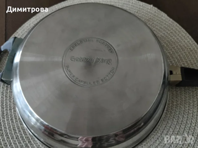 Тиган с двойно дъно , снимка 2 - Съдове за готвене - 56246874