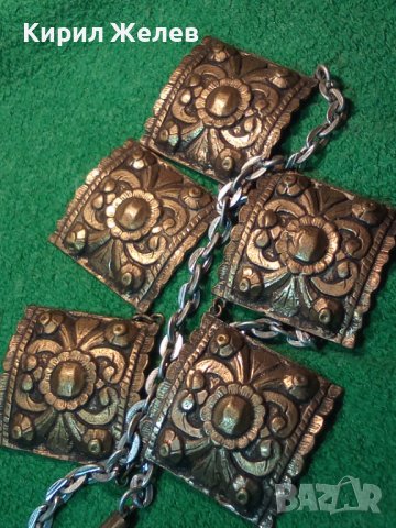 САЧАНЕНА ВЪЗРОЖДЕНСКА ОСМАНСКА МАСИВНА ОГЪРЛИЦА 6597, снимка 9 - Антикварни и старинни предмети - 29604837