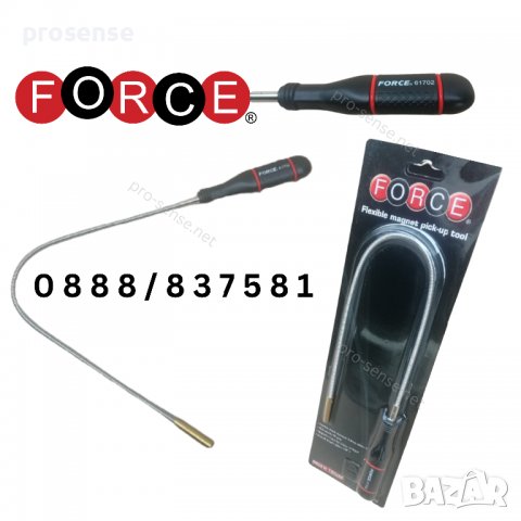 Гъвкав магнит хващач 400мм за труднодостъпни места FORCE 61702, снимка 2 - Аксесоари и консумативи - 39434862