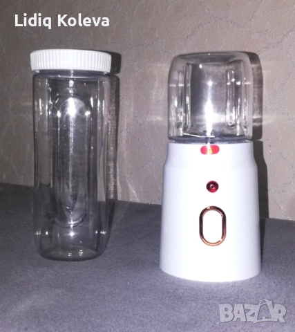 Компактен мини блендер, предназначен за шейкове, смутита и сокове, снимка 2 - Блендери - 52968612
