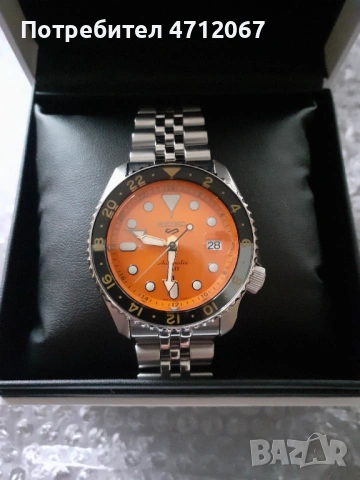 Seiko 5 Sports GMT Mikan Orange, снимка 6 - Мъжки - 53136547