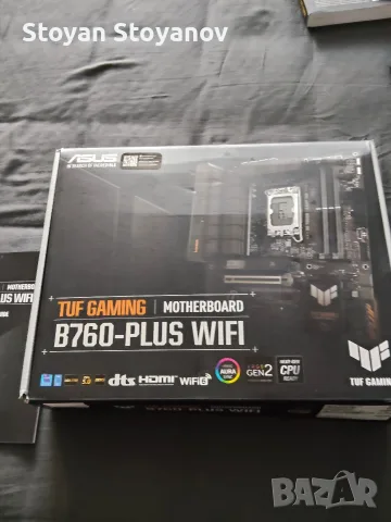 ASUS TUF Gaming B760-Plus WIFI ддр5 LGA 1700 ATX, 4x DDR5, PCIe 5.0, WiFi 6, RGB LGA 1700, снимка 2 - Дънни платки - 56085752