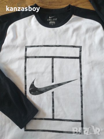Nike Tennis Nuts Mens Long-Sleeve Practice Crew - страхотна мъжка блуза, снимка 2 - Спортни дрехи, екипи - 38475647