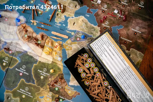 Настолна игра Axis & Allies Europe 1940, Европа 1940, снимка 2 - Настолни игри - 49518141