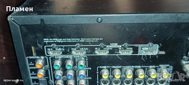 AV ресивър Onkyo TX-SR606. , снимка 5 - Ресийвъри, усилватели, смесителни пултове - 51984352